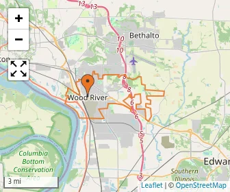 Area schools map